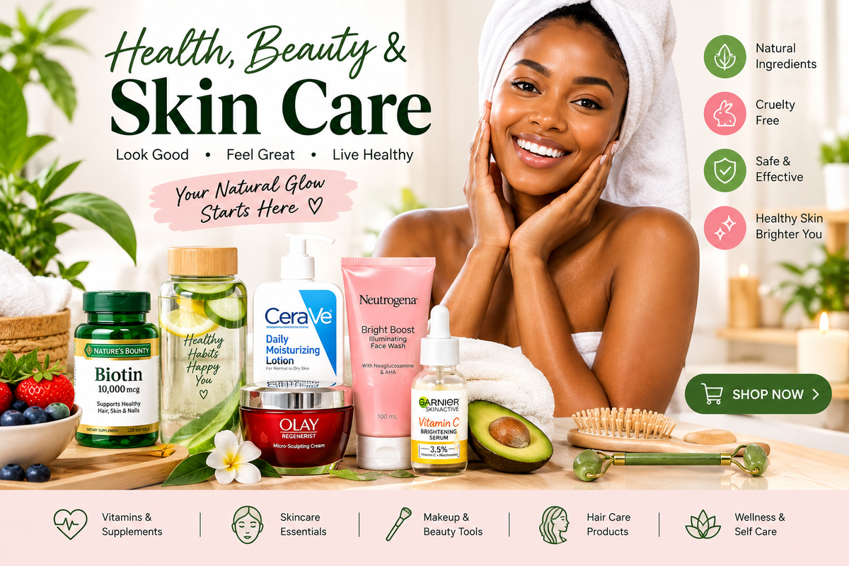 Health, Beauty and skin care