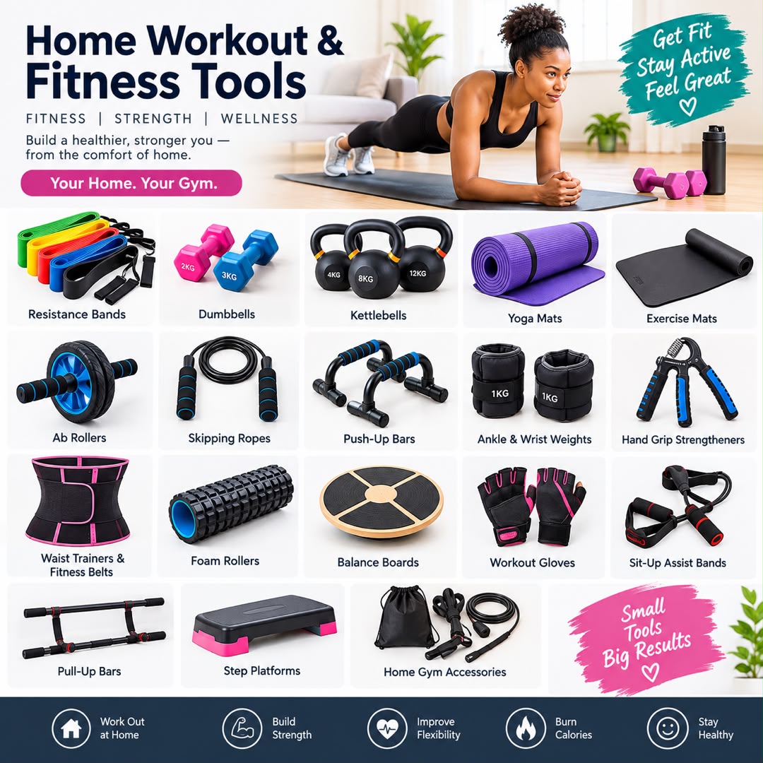 Home Workout & Fitness tools